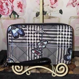 Vera Bradley “On the Go” Wristlet in Bedford Plaid